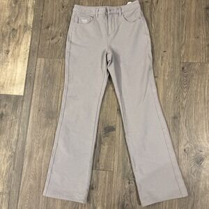 DREAM JEANNES Quacker Factory Womens Pants 2T Gray Stretch  Heart jeans sequin
